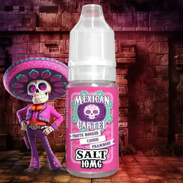 Fruits Rouges Cassis Framboise Salt Mexican Cartel - 10/20mg - Purevape.ch