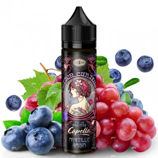 Myrtille Raisin (arômes Capella) - Potion Curieuse by Curieux | 50 ml - Purevape.ch