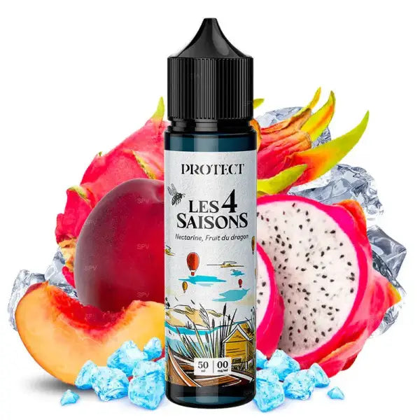 Nectarine Fruit du Dragon - Été - Les 4 Saisons by Protect | 50 ml in 75 ml - Purevape.ch
