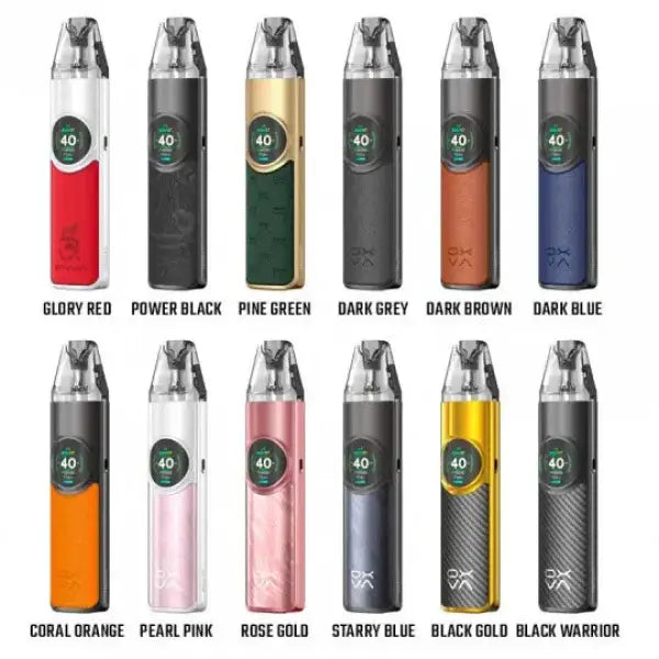 Kit Pod OXVA Nexlim pour aventuriers, comprenant un pod Glory Red, idéal pour une utilisation en extérieur et en déplacement.