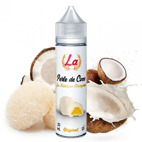 E-liquide Perle de coco - La Fabrique Française | 50ml - Purevape.ch