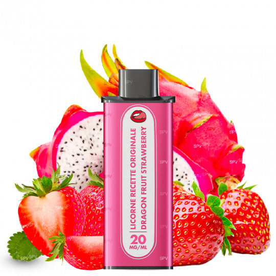 Cartouche Pulp Licorne Recette Originale pour Pod Slim, cartouche de vapotage de 10mg/ml, design coloré et logo de licorne.