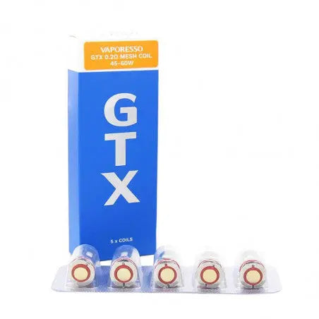 Résistances GTX - Vaporesso | Pack x5 - Purevape.ch