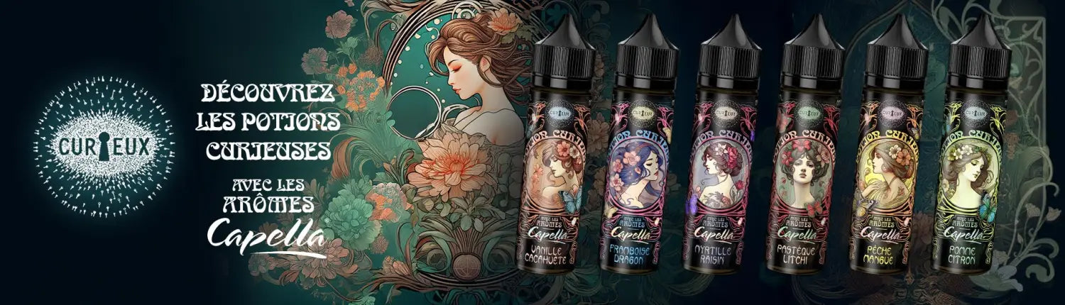 Vanille Cacahuète (arômes Capella) - Potion Curieuse by Curieux | 50 ml