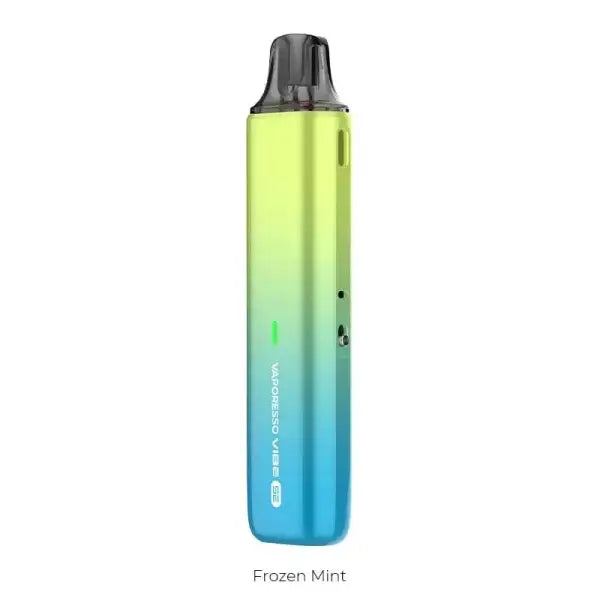 Pod Vaporesso Vibe SE, kit compact avec pod noir, facile à utiliser pour vapotage en déplacement.