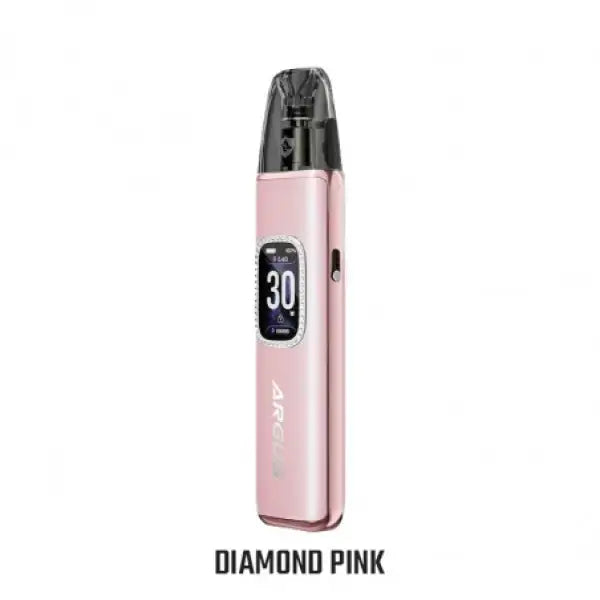 Pod Voopoo Argus G3 en diamant rose, compatible avec le système de remplissage supérieur, conçu pour une utilisation pratique.