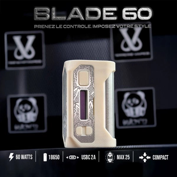 Mod Blade DNA60 Ivoire - Vypers Vapes X Wick'd - Purevape.ch
